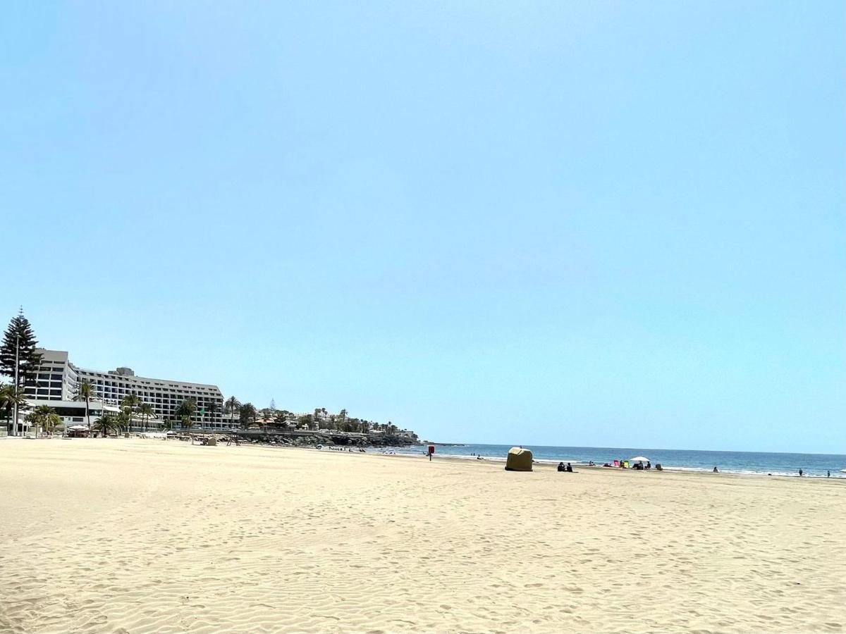 Apartamento sur de Gran Canaria, segunda linea de playa con wifi San Bartolomé Exterior foto